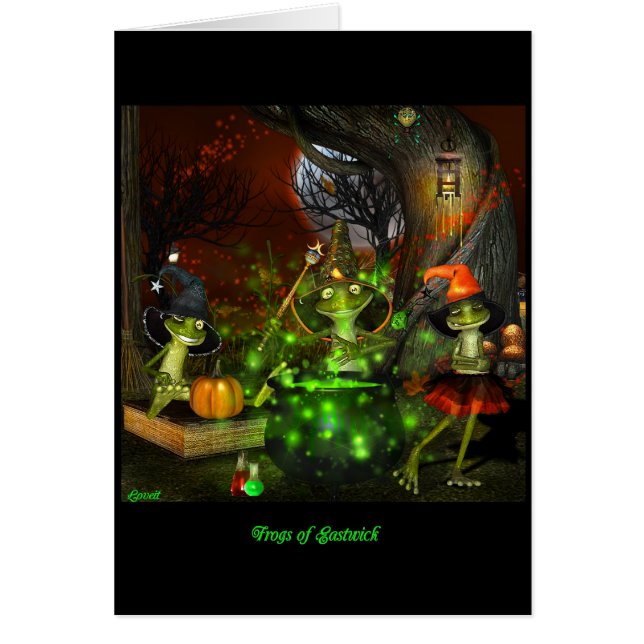 Cartão Sapos de Eastwick (Frente)