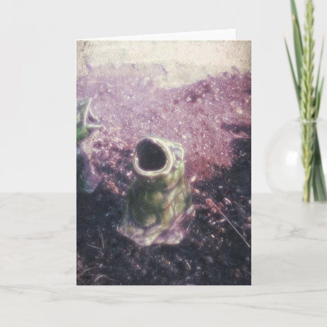 Cartão Sapos no Jardim (Frente)