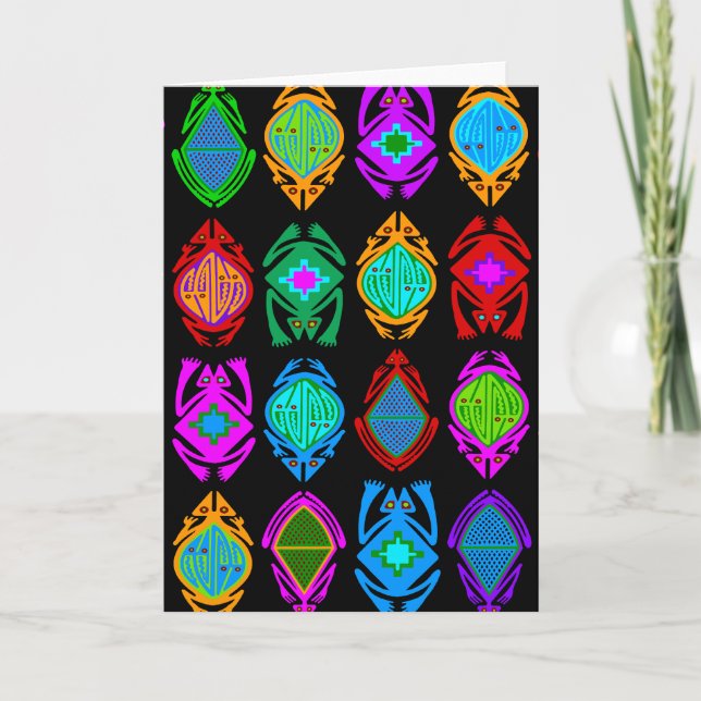 Cartão Sapos Saltitantes (Frente)