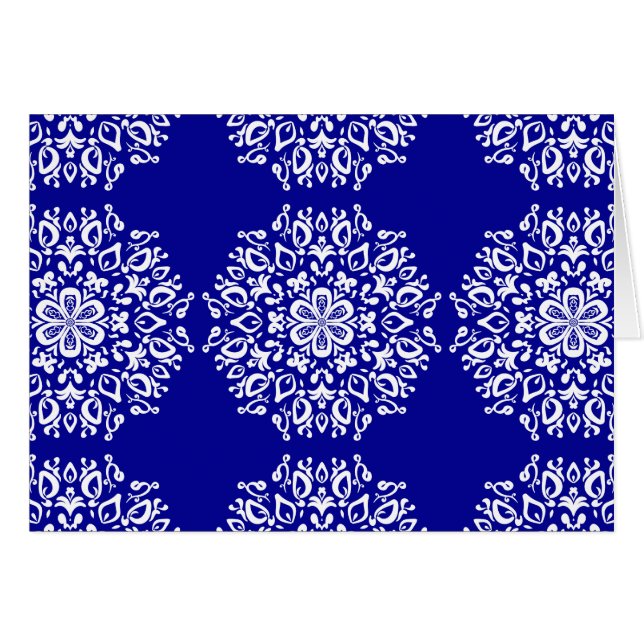 Cartão Sapphire Mandala (Frente Horizontal)