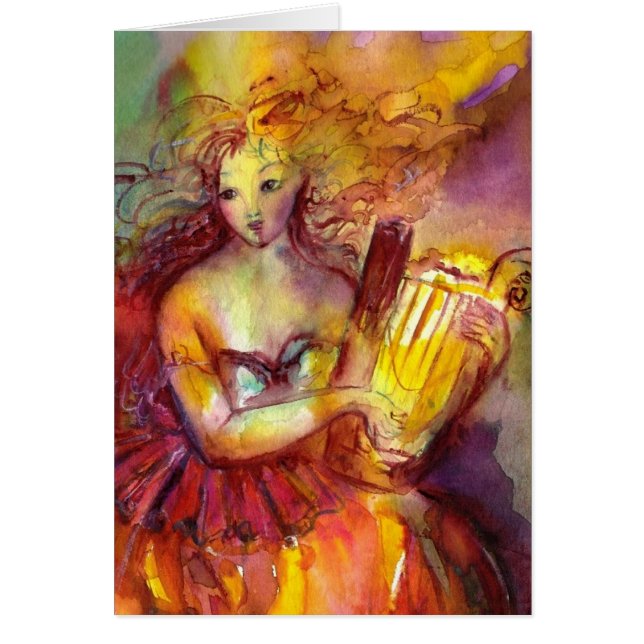 CARTÃO SAPPHO, DANÇA, MÚSICA E POESIA (Frente)