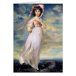 Cartão Sarah Barrett Moulton "Pinkie" 1794 por Lawrence