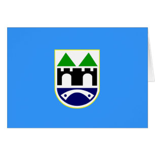 Cartão Sarajevo Flag