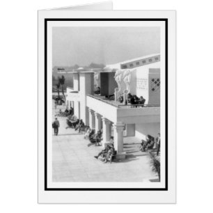 Cartão Sarasota Lido Beach Vintage