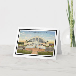 Cartão Sarasota's Municipal Auditorium Greeting Card
