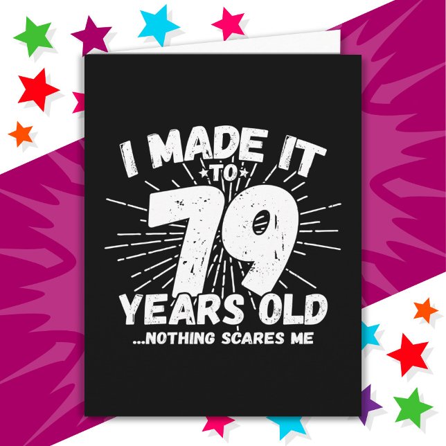 Cartão Sarcastic Meme 79 Anos Engraçado 79 Aniversário (Criador carregado)