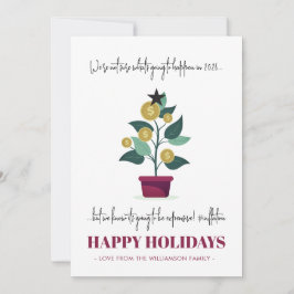 Cartão Sarcástico Caro Ano Aproximado Natal 2022