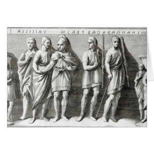 Cartão Sarcófago de Etruscan