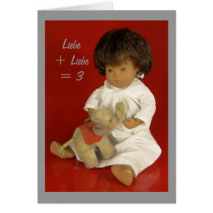 Cartão Sasha Geburtsanzeige Karte