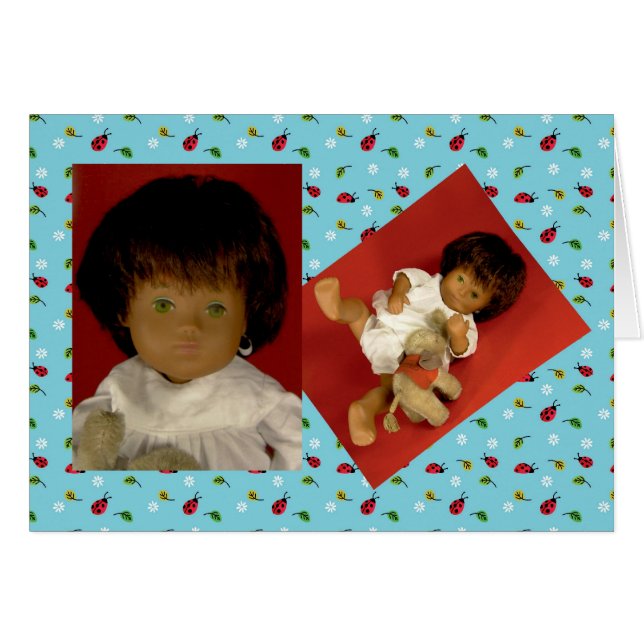 Cartão Sasha Morgenthaler Puppe Karte (Frente Horizontal)
