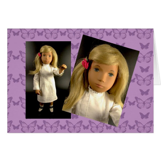 Cartão Sasha Morgenthaler Puppe Karte (Frente Horizontal)