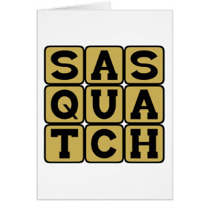 Cartão Sasquatch, Bigfoot