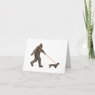 Cartão Sasquatch's Best Friend