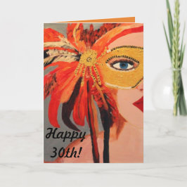 Cartão Sassy Lady 30th Birthday Card
