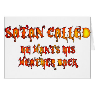 Cartão Satã Chamada Wave de Calor 2011