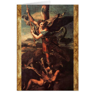 CARTÃO SATÃ DE ST MICHAEL VANGUISHING