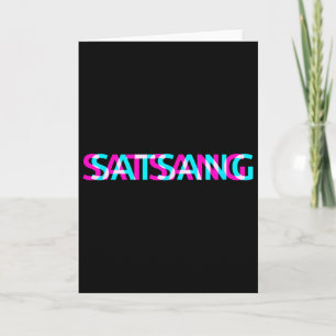 Cartão Satsang Yoga Chakra Meditação Espiritual Lua Chil