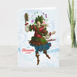 Cartão Saturnalia Bacchante Greeting Card