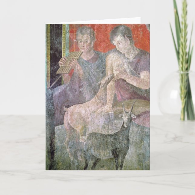 Cartão Satyr and Nymph (Frente)