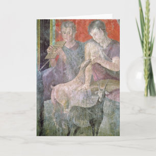 Cartão Satyr and Nymph