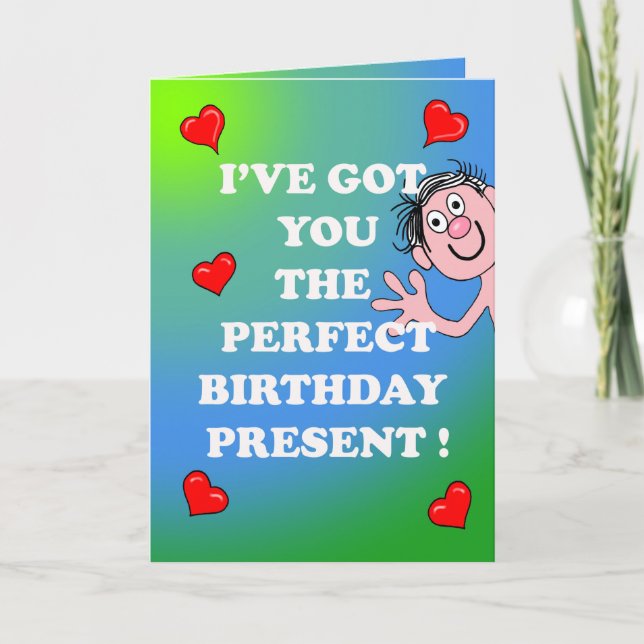 Cartão Saucy Birthday Card (Frente)