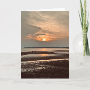 Cartão Saudação ao Vazio dos Sonhos Sunset