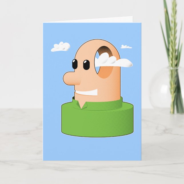 Cartão Saudação atrasada (Frente)