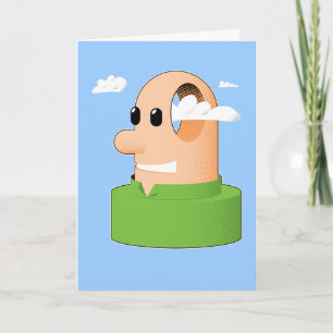 Cartão Saudação atrasada