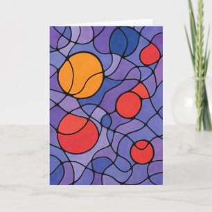 Cartão Saudação de abstrato Art
