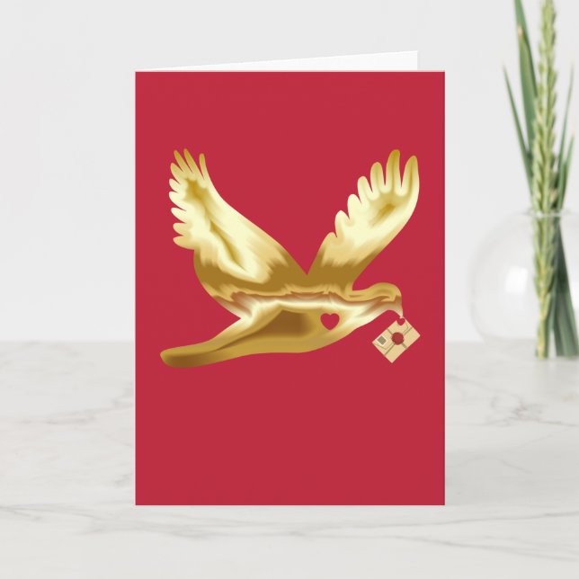 Cartão Saudação de feliz dia de os namorados (Frente)