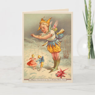 Cartão Saudação de Natal dobrada