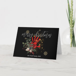 Cartão Saudação de Natal Personalizada Nativo Americano M