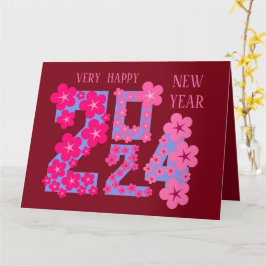 CARTÃO SAUDAÇÃO DO ANO NOVO DE 2024 PARA QUALQUER PESSOA