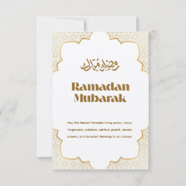 Cartão Saudação Eid Mubarak