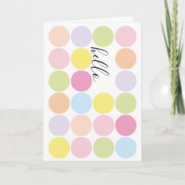 Cartão saudação "pensando em você" (Frente)