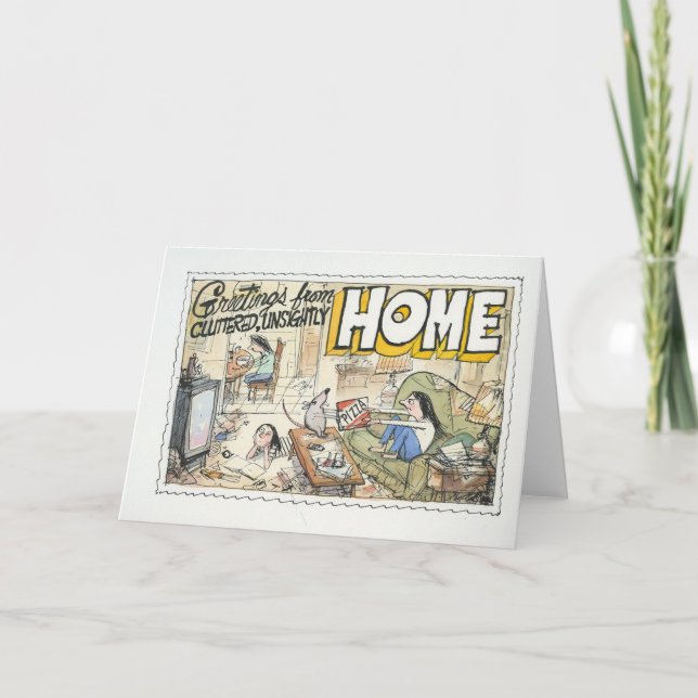 Cartão Saudações de Casa (Frente)