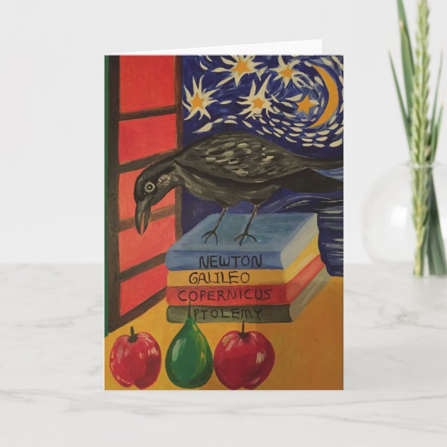 Cartão Saudações de Ciência! (Frente)