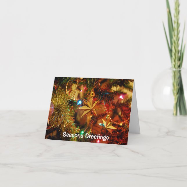 Cartão Saudações de Fim de Ano (Frente)