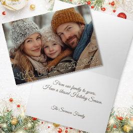 Cartão Saudações de Fim de Ano Foto