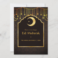 Saudações de Foto de Família Eid Mubarak