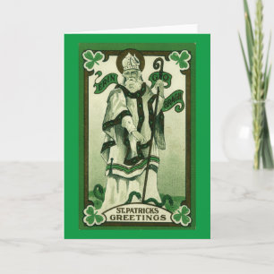 Cartão Saudações de São Patrício (Erin Go Bragh)
