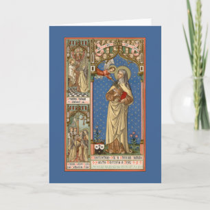 Cartão Saudações de Sta. Teresa de Ávila (SAU 28)