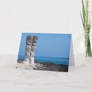 Cartão Saudações de Tiki