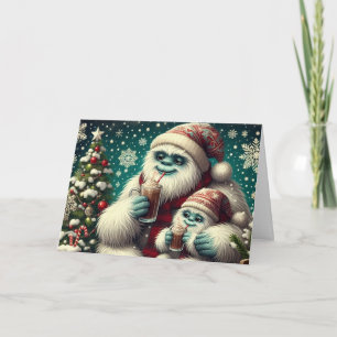 Cartão Saudações Mais Quentes de Yeti