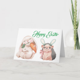 Cartão Saudações páscoas