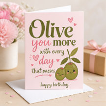 Saudações Românticas de Dia dos Namorados Olive Yo