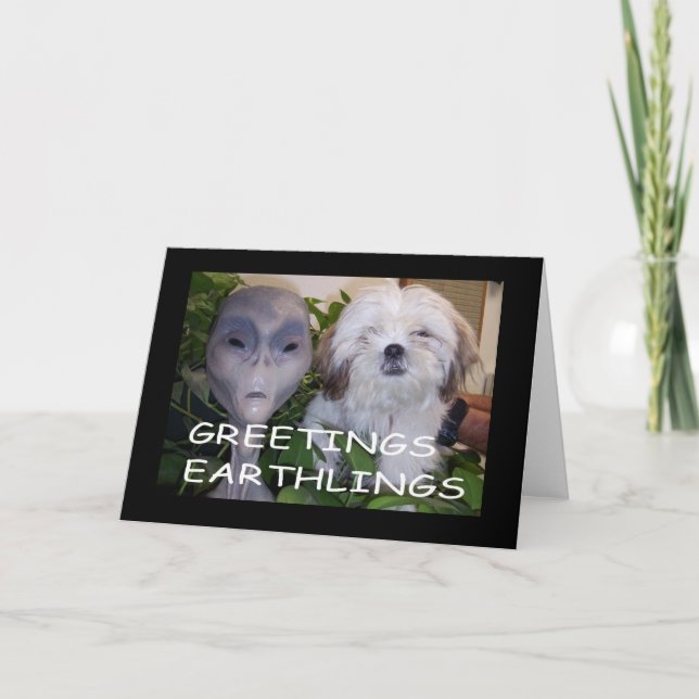 Cartão Saudações Terrenos (Frente)