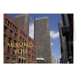 Cartão Saudades de Você em Chicago