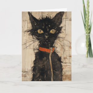 Cartão Saudades do Seu Gato Mensagem de Boas-Vindas