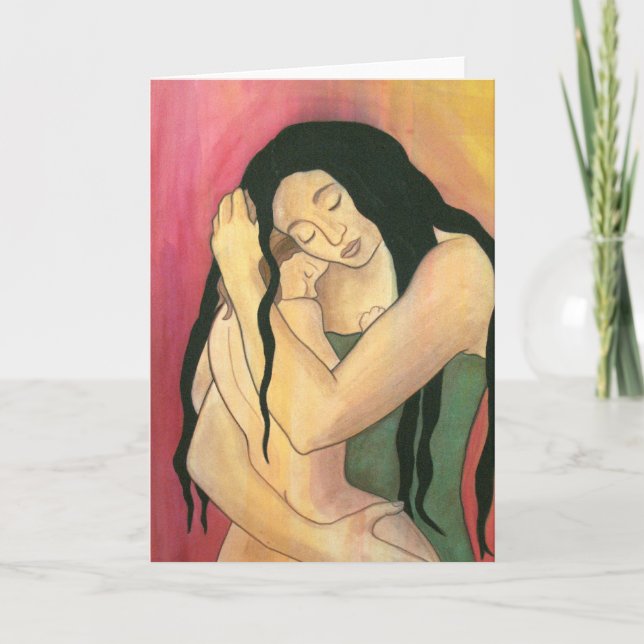 Cartão Saudável: "Mamãe" (Frente)